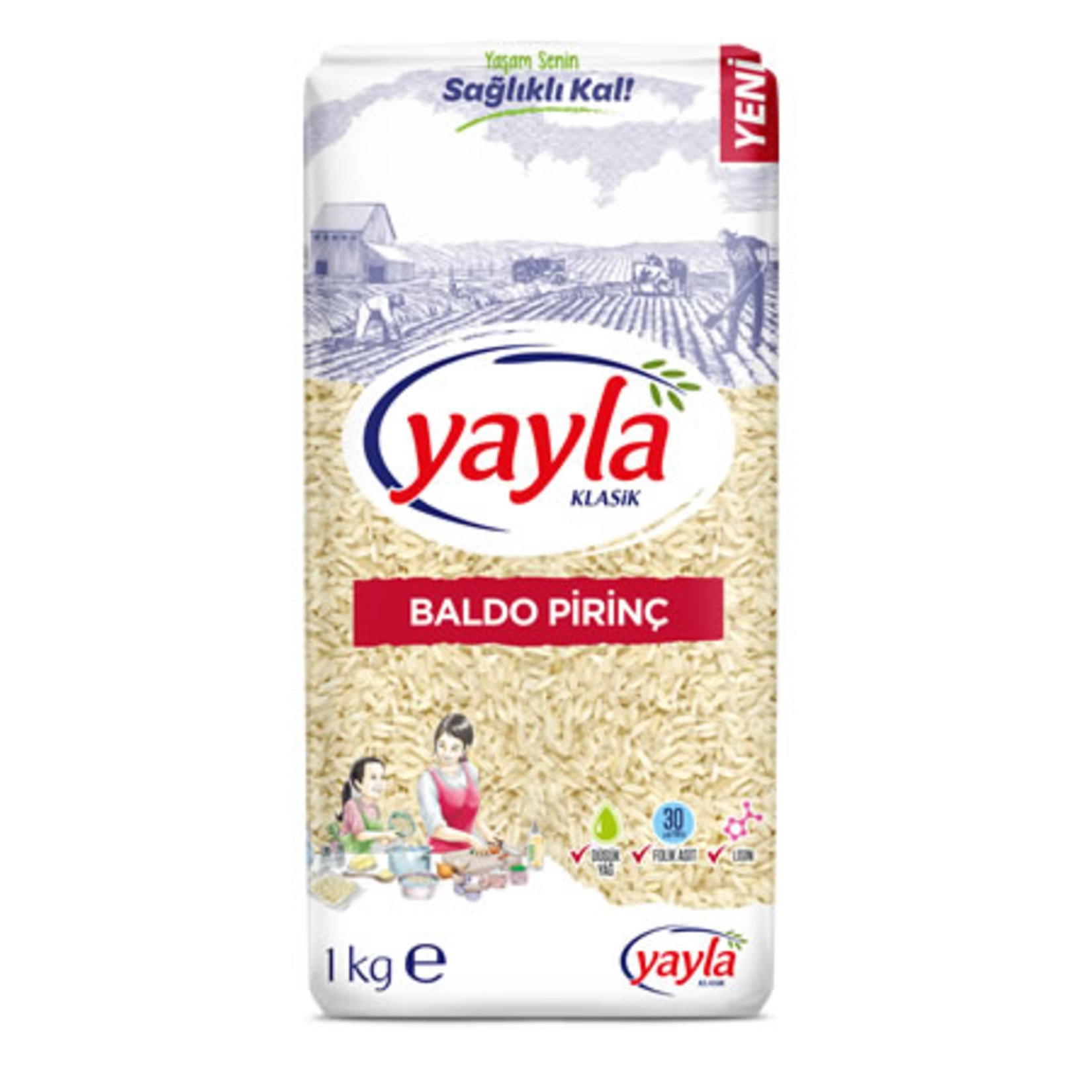 Yayla Baldo Pirinç 1 Kg
